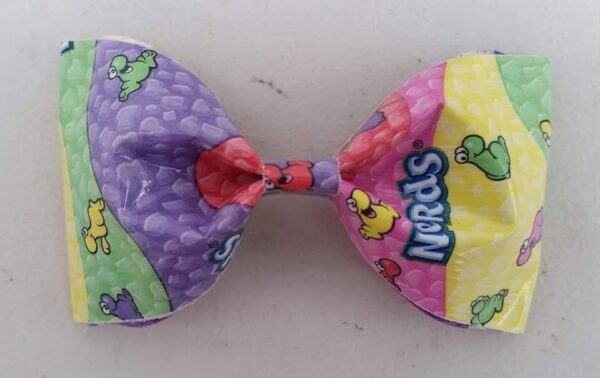 Nerds Duct Tape Hair Clip Bow