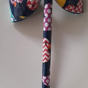 Rubber Ducky Duct Tape Bow Pen