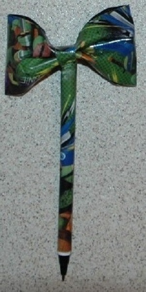 Teenage Mutant Ninja Turtles TMNT Duct Tape Bow Pen