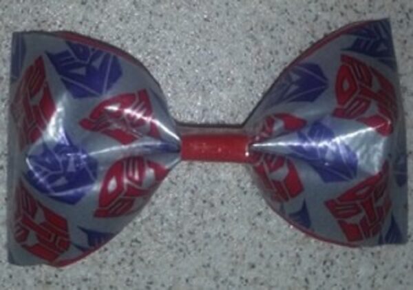 Transformers Duct Tape Hair Clip Bow