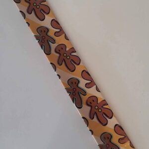 Gingerbread Man Christmas Slap Bracelet