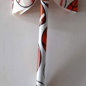 Sports Balls Basketball Football Soccer Baseball Duct Tape Bow Pen