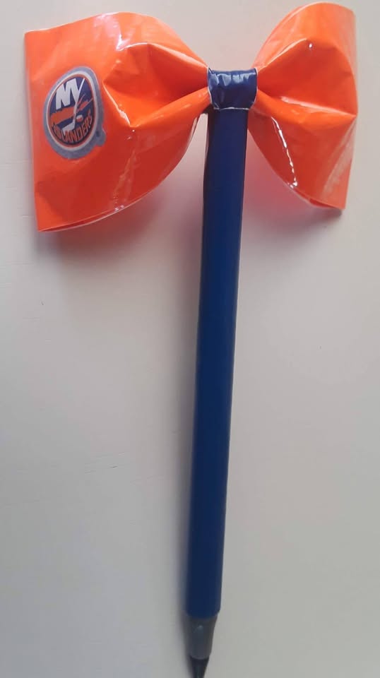 New York Islanders NHL Ice Hockey Duct Tape Bow Pen