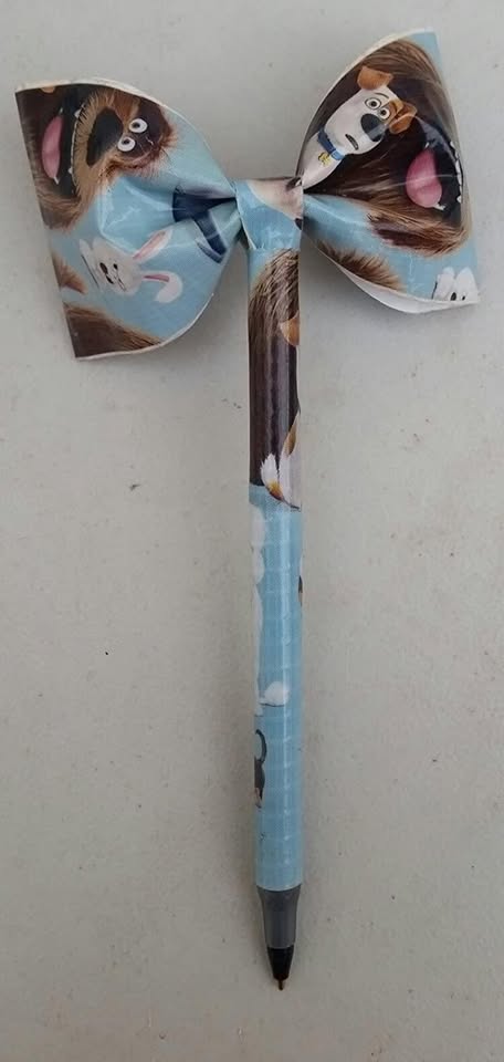 Secret Life of Pets Duct Tape Bow Pen