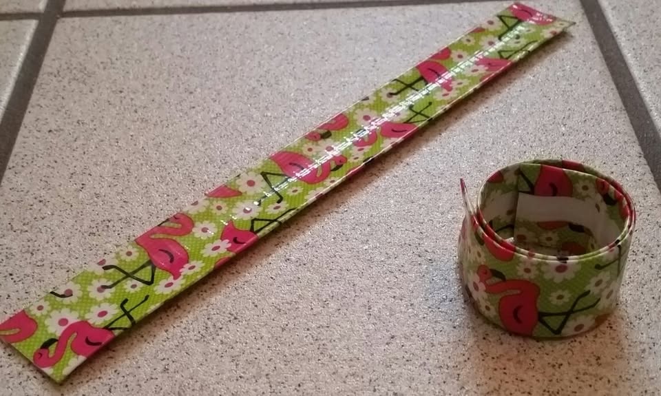 Pink Flamingo Slap Bracelet