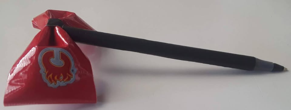 Calgary Flames NHL Ice Hockey Duct Tape Bow Pen - Image 4