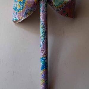 Purple Paisley Duct Tape Bow Pen