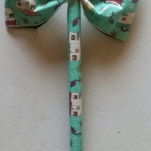 Happy Camper Duct Tape Bow Pen