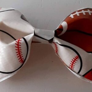 Sports Balls Duct Tape Hair Clip Bow