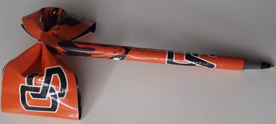 Oregon State University Beavers NCAA Duct Tape Bow Pen - Image 4