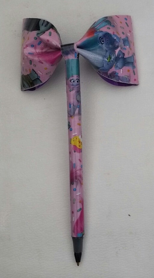 Trolls Duct Tape Bow Pen