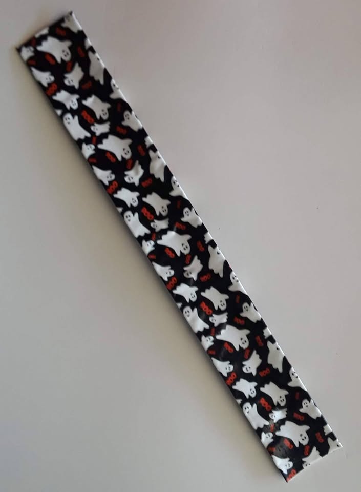 Ghosts Halloween Slap Bracelet