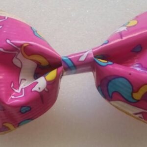 Unicorn Duct Tape Hair Clip Bow