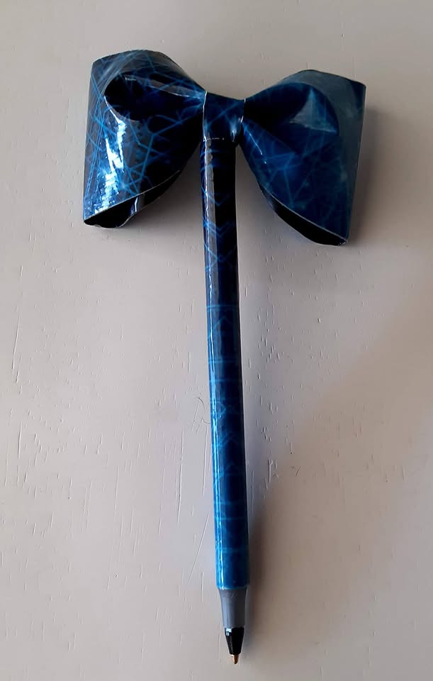 Circuit Board Computer Fractal Duct Tape Bow Pen