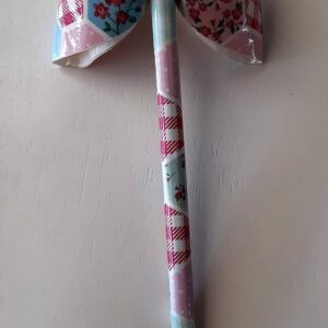 Prairie Patchwork Hexagon Duct Tape Bow Pen
