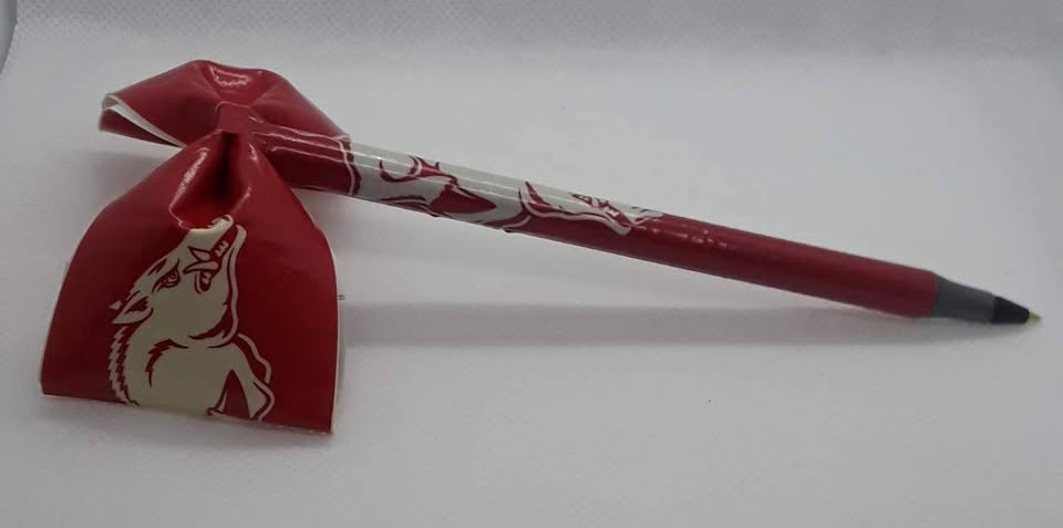 University of Arkansas Ridge Backs NCAA Duct Tape Bow Pen - Image 4