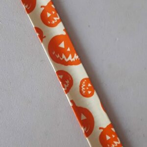 Jack o Lantern Pumpkin Glow in the Dark Halloween Slap Bracelet