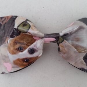 Puppy Love Duct Tape Hair Clip Bow