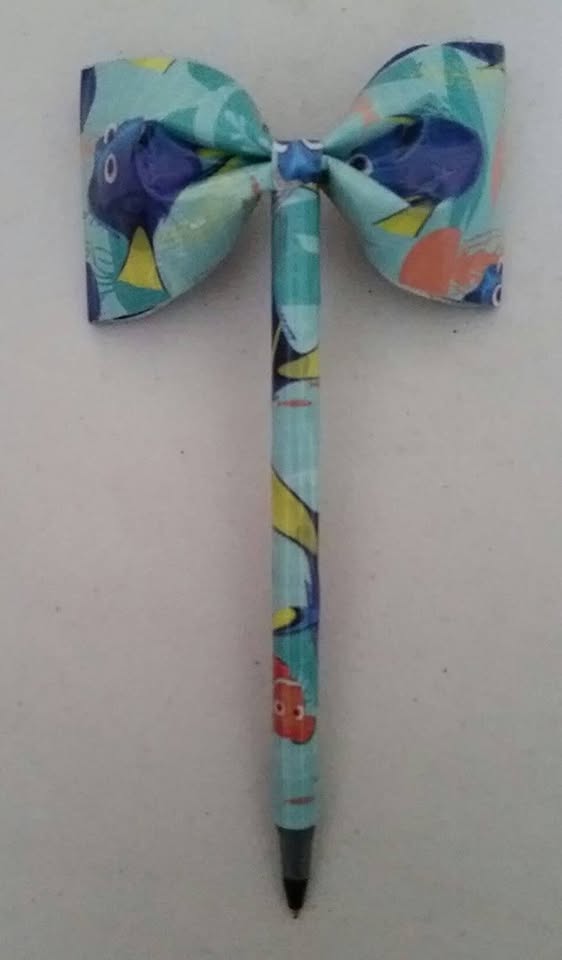Finding Dory Duct Tape Bow Pen