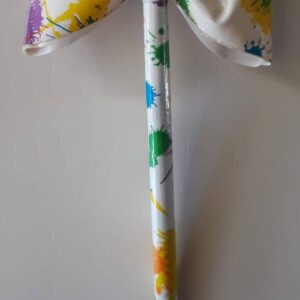 Paint Splat Duct Tape Bow Pen