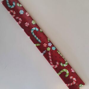 Peppermint Candy Christmas Slap Bracelet