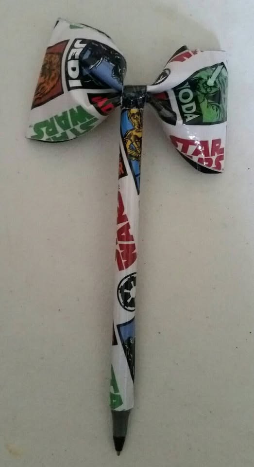 Star Wars Duct Tape Bow Pen