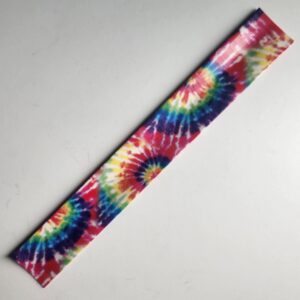Rainbow Tie Dye Duct Tape Slap Bracelet