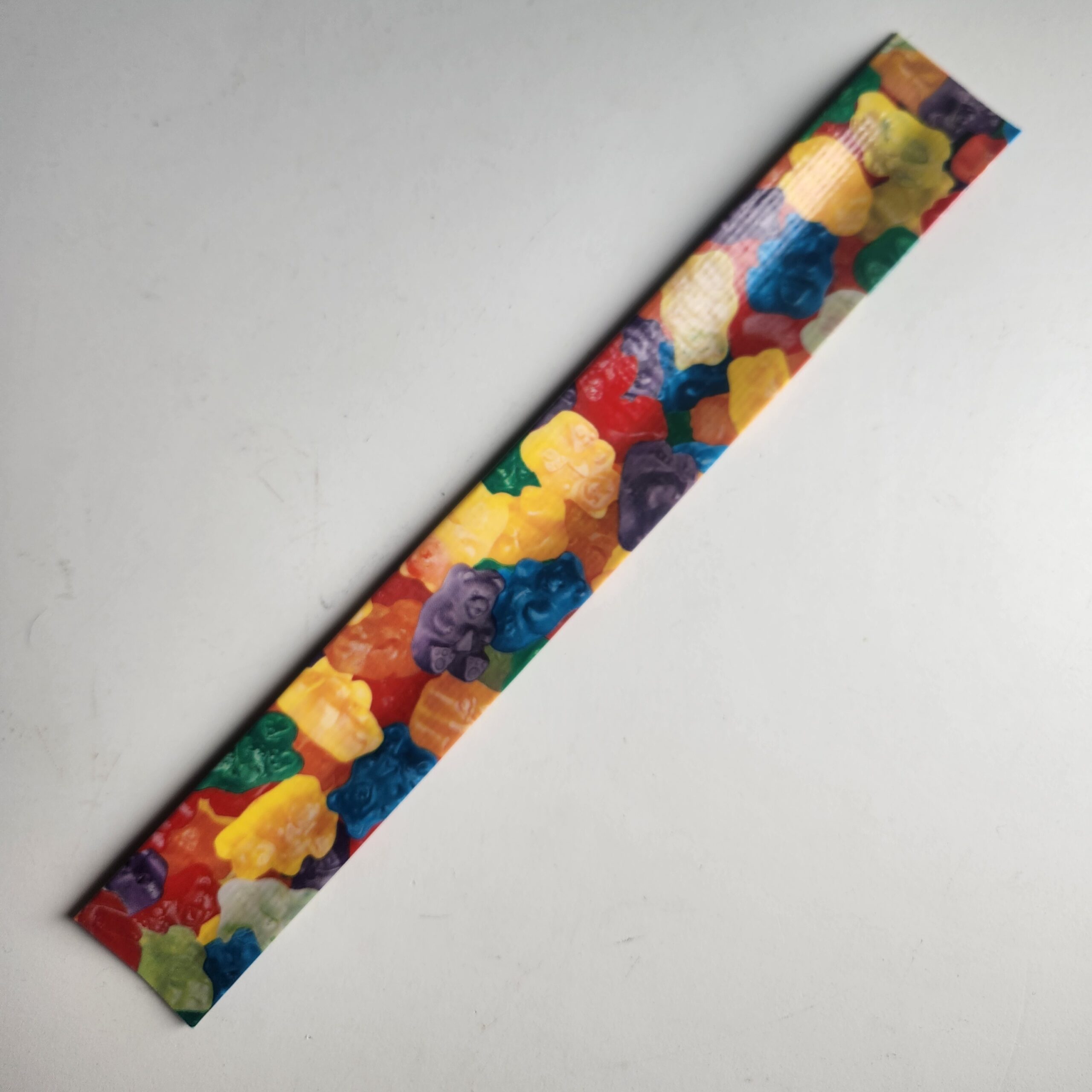 Rainbow Gummy Bears Duct Tape Slap Bracelet