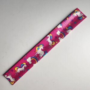 Pink Unicorn Duct Tape Slap Bracelet