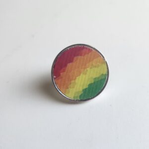 Rainbow Wave Gay Pride Lapel Pin