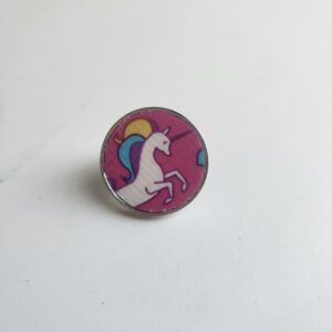 Pink Unicorn Gay Pride Lapel Pin