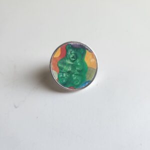 Rainbow Gummy Bear Gay Pride Lapel Pin