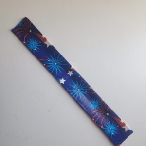 Fireworks Duct Tape Slap Bracelet