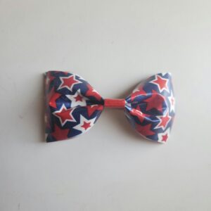 Stars Duct Tape Hair Clip Bow