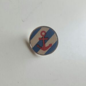Anchors Away Lapel Pin