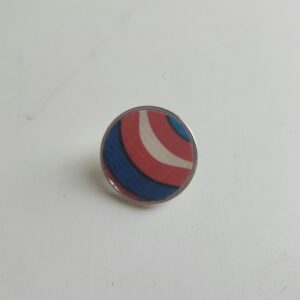 Red, White, and Blue Wave Lapel Pin