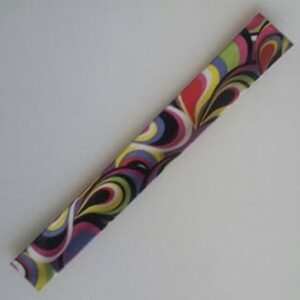 Wavy Peacock Marble Slap Bracelet