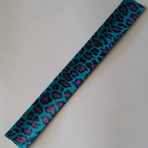 Blue & Purple Leopard Print Print Slap Bracelet Cheetah