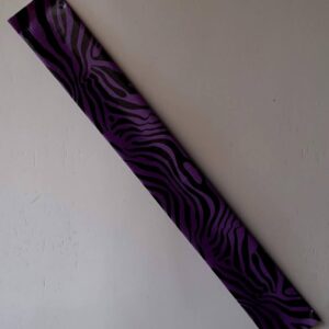 Purple Zebra Print Slap Bracelet