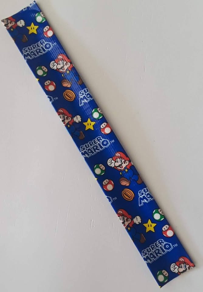 Super Mario Brothers Duct Tape Slap Bracelet