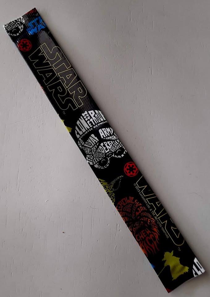 Black Star Wars Duct Tape Slap Bracelet