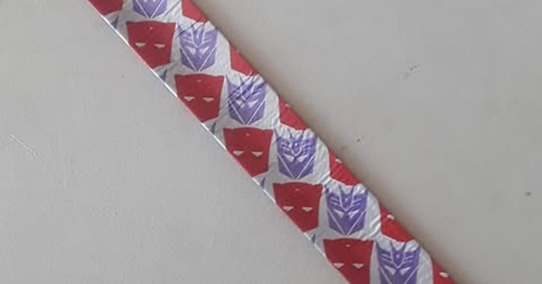 Transformers Duct Tape Slap Bracelet