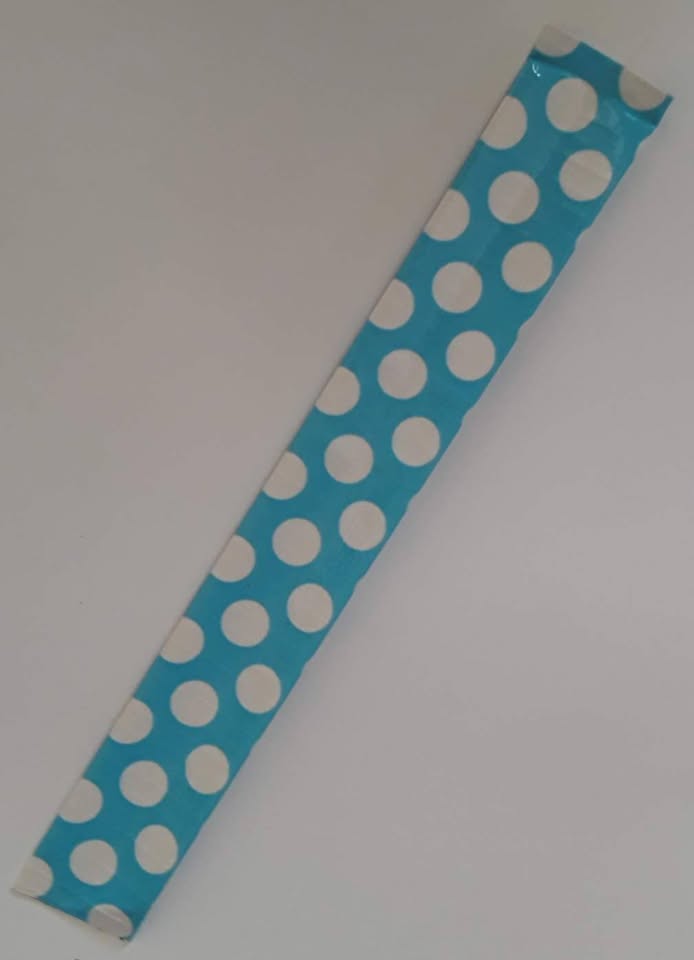Baby Boy Blue Polka Dot Slap Bracelet