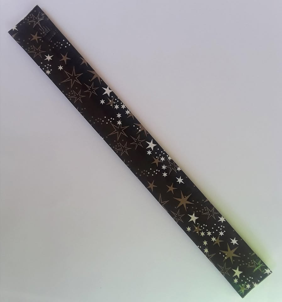 Metallic Gold Stars Slap Bracelet