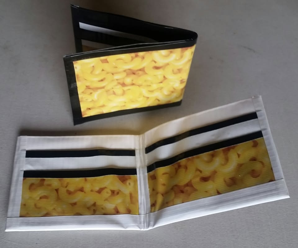 Macaroni and Cheese Mac n cheese Bi-Fold Duct Tape Wallet