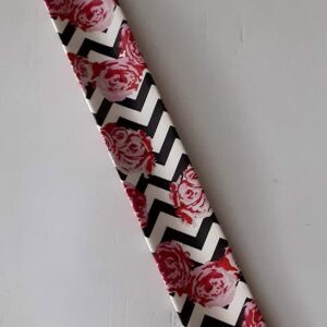 Flower Chevron Slap Bracelet