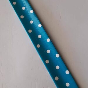 Blue Polka Dot Slap Bracelet