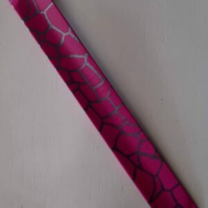 Pink Giraffe Print Slap Bracelet