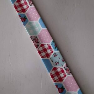 Prairie Patchwork Hexagon Slap Bracelet