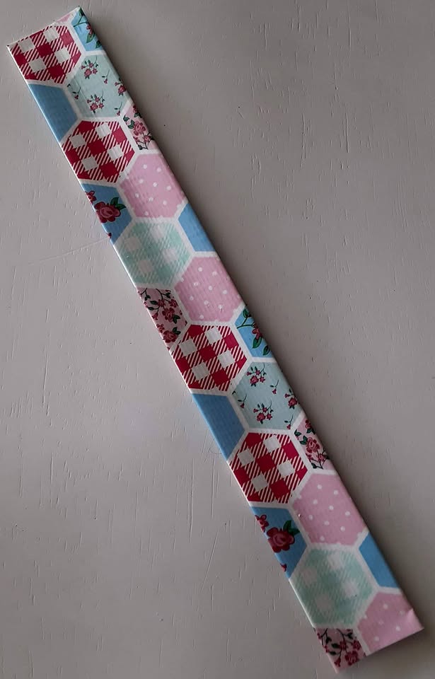 Prairie Patchwork Hexagon Slap Bracelet